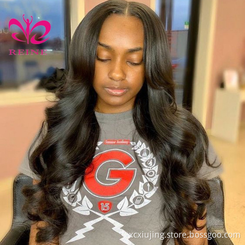 REINE Wholesale Hair Wigs Human Lace Front Closure Body Wave Full Virgin Brazilian Cuticle Aligned Lace Closure Human Hair Wig